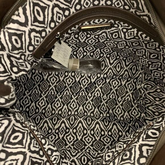 Amara Vegan Leather Snake Stripe Hobo Bag - Picture 5 of 8